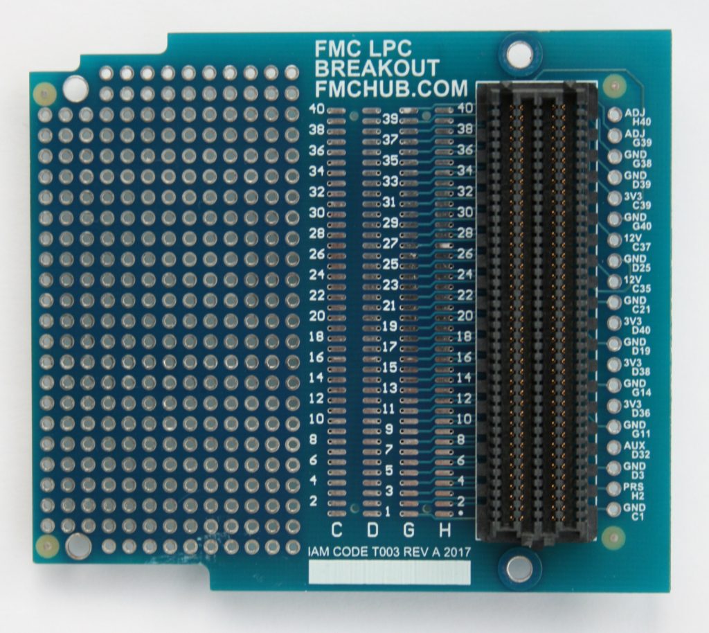 FPGA Mezzanine Card (FMC) LPC Breakout Board – IAM Electronic GmbH – Shop